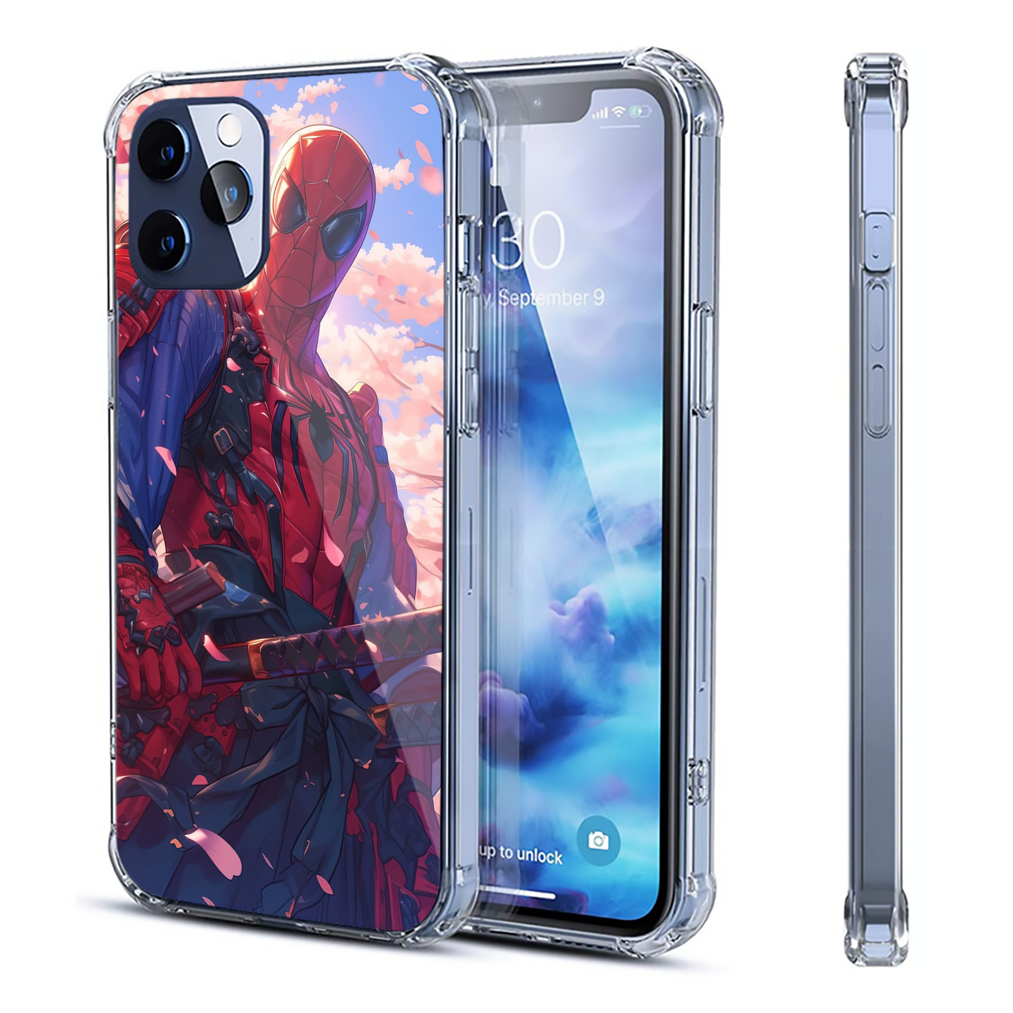 Spider Man スパイダーマン 【iPhone 12シリーズ対応】透明スマホケース（クリアソフトケース）
